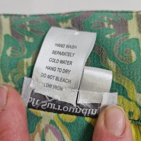 Soft Surroundings Cardigan 3x Shacket Button Batik Beach Boho Artsy Tunic - Picture 8 of 8